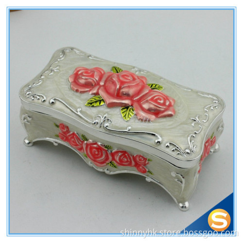 Shinny Gifts 2016 Newest Customized Jewelry Storage Box for Wedding